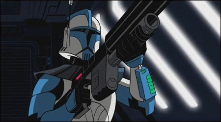 Star Wars 2003 The Clone Wars ARC Trooper Blue # 43