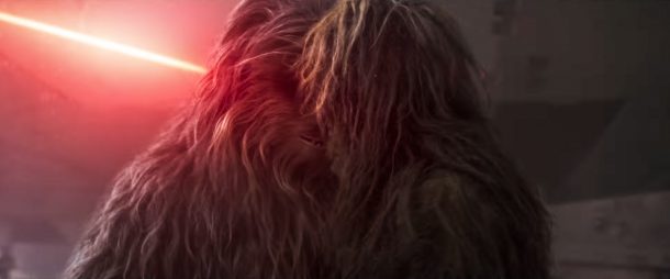 Chewie and Mallatobuck in a tearful goodbye scene?