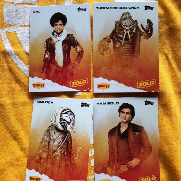 Topps Solo promotional trading cards