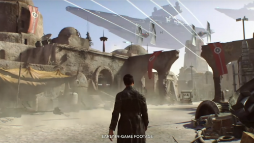Screenshot of the previously cancelled Star Wars game from Visceral Games