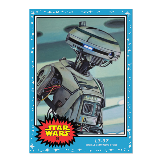 Topps Star Wars Digital Card Trader Retro-Deco Pack Art Insert