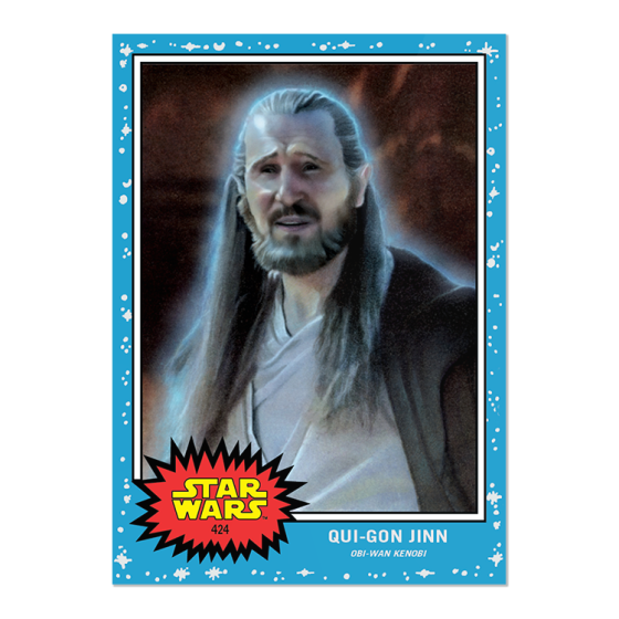 Qui-gon Jinn star Wars Fan Art 3D Statue 