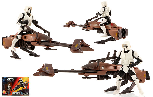 Imperial Speeder Bike - POTF2 [Red] - Vehicles